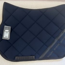 Tapis de selle Equiline Crucec avec poche marine (neuf)