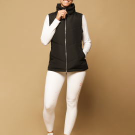 Doudoune GEM Stella noir sans manche (XXS) neuf
