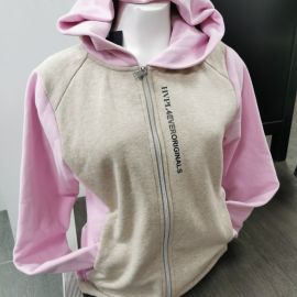 Gilet HV Polo à capuche rose (M) neuf