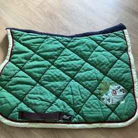 Tapis de selle LBAT vert (cheval)