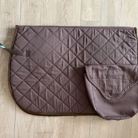Tapis de selle randonné marron