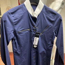 Chemise concours Ledermann bleu (XS) neuf