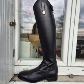 Bottes équitation Rectiligne cuir noir (41) neuf