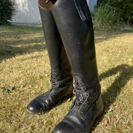 Bottes équitation Canton cuir de chevreau (40)