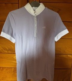 Polo concours Equiline violet (M)