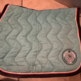 Tapis de selle Fouganza bleu (cheval)
