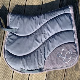 Tapis de selle Equestrian Élite bleu