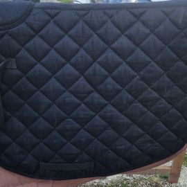 Tapis de selle Fouganza noir (cheval)