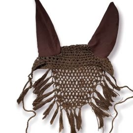 Bonnet Anti-mouches marron (poney)
