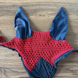 Bonnet bleu & rouge (Poney)