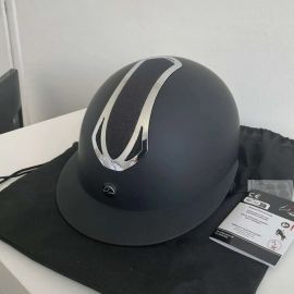 Casque équitation HKM noir (61-63) neuf