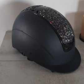 Casque équitation HKM noir (49-51) enfant