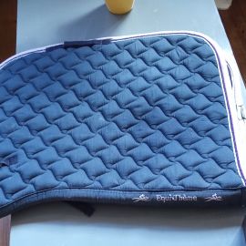 Tapis de selle Equithème bleu (cheval) Tapis de selle Equithème bleu (cheval)