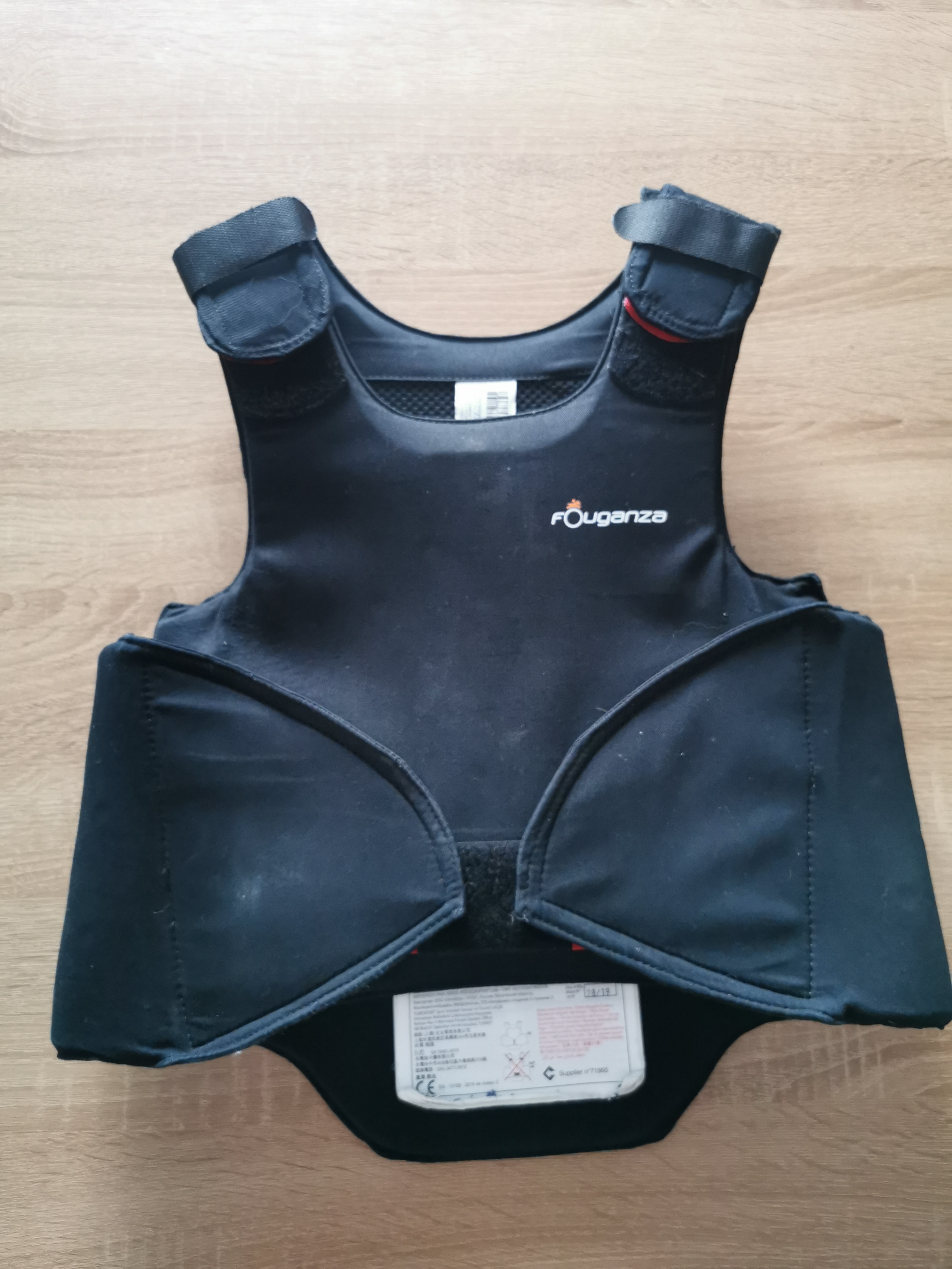 gilet protection équitation fouganza